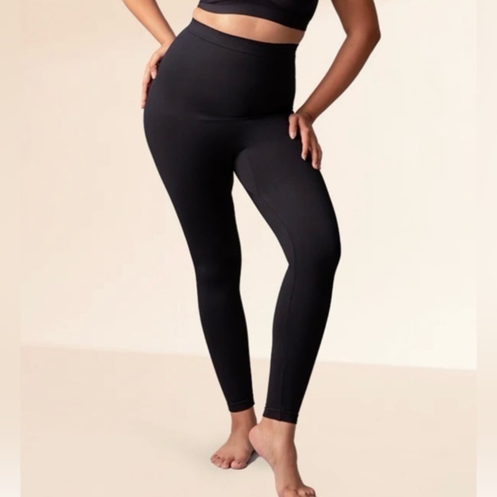 NWT Shapermint high waisted shaping compression tummy control leggings black XL